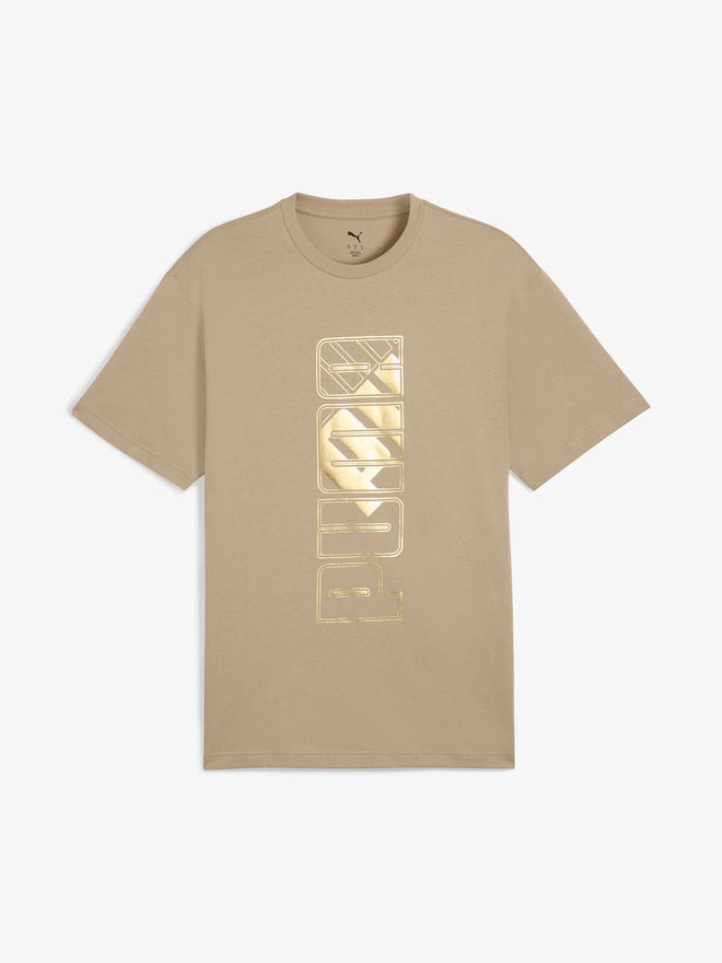 PUMA Men Maximal Metallic Print Relaxed Fit T-Shirt - Image 1